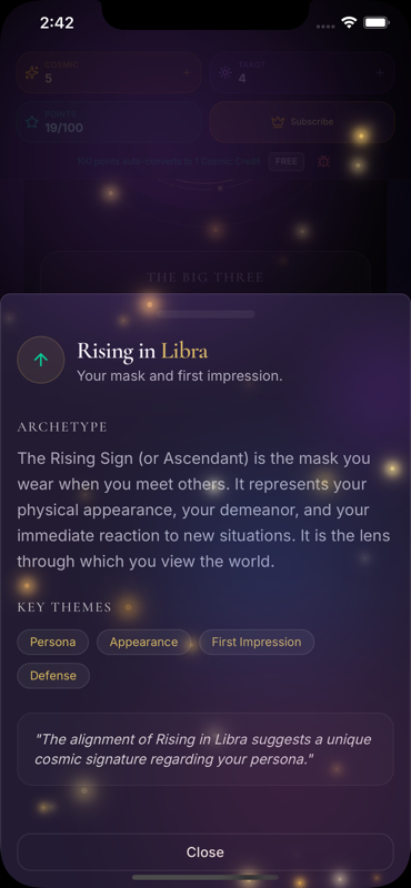 Celestial IQ iPhone screenshot 3